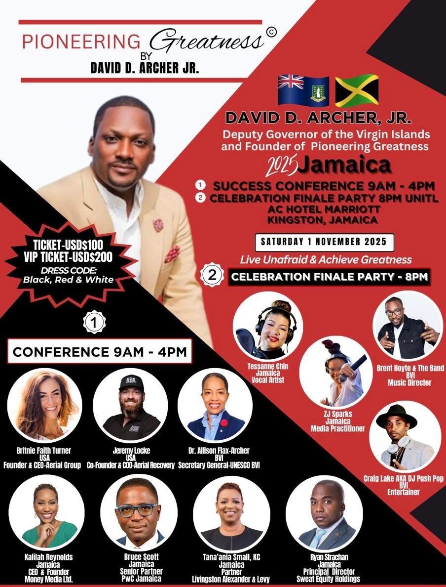 Pioneering Greatness Conference and <span class='color-accent'>Celebration Party - Jamaica 2025</span>